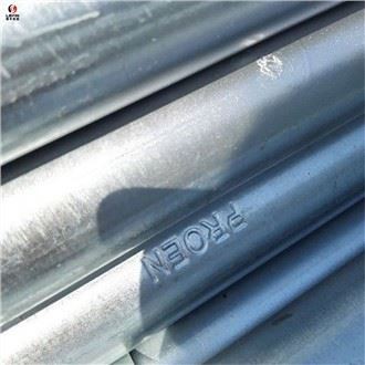 Tubo galvanizado para andaimes